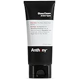 Anthony Shaving Cream Mens Sensitive Skin: Squalane, Eucalyptus, Spearmint and Rosemary Extracts, Help Soothe, Refresh, Cool, and Condition Your Skin for Shave 6 Fl Oz