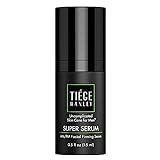 Tiege Hanley Morning and Night Facial Firming Serum for Men (SUPER SERUM)| Sodium Hyaluronate and Retinyl Palmitate for Tighter, Smoother Skin | 0.5 Fluid Ounces