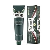 Proraso Shaving Cream for Men, Refreshing and Toning with Menthol and Eucalyptus Oil, 5.2 Ounce