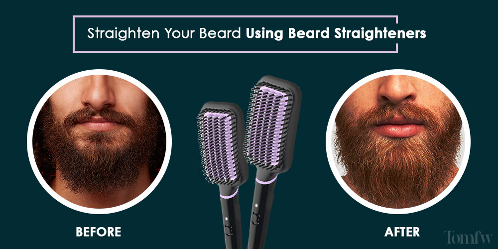 beard brush straightener