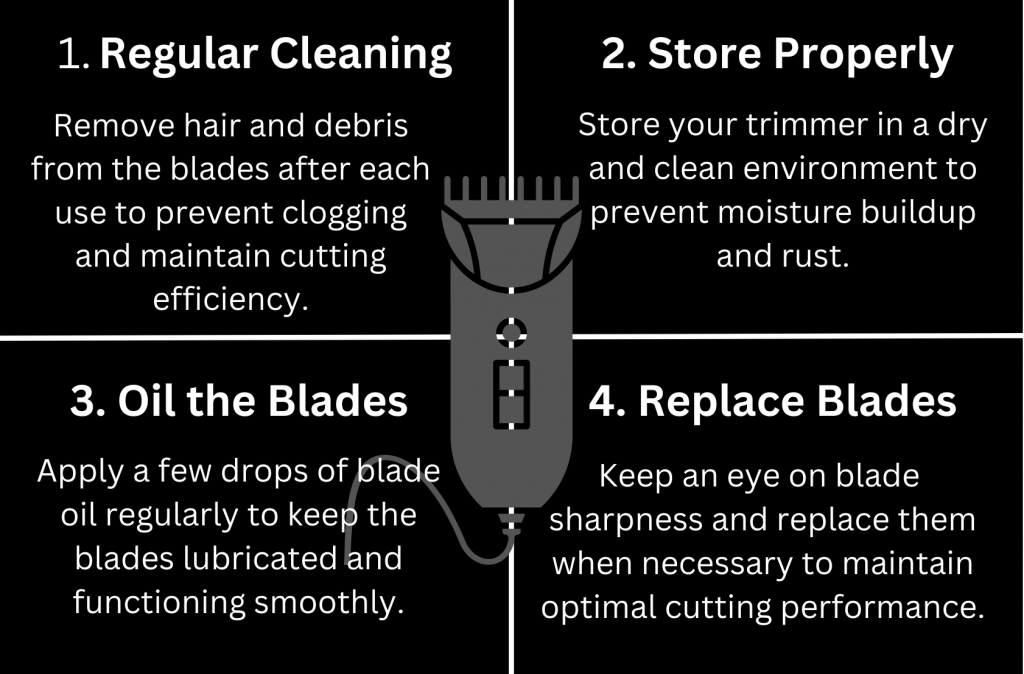 maintenance and care tips of trimmer